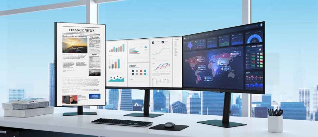 شکل – مانیتورهای سامسونگ سری S8