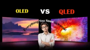 شکل1- مقایسه بین تلویزیون‌ OLED و QLED